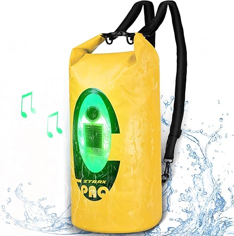 PuffyGlo Solar Dry Bag with Bluetooth Speaker