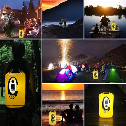 PuffyGlo Solar Dry Bag with Bluetooth Speaker