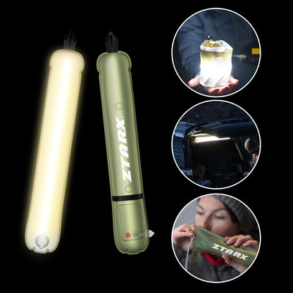 PuffyGlo Inflatable Battery Charging Tube Light