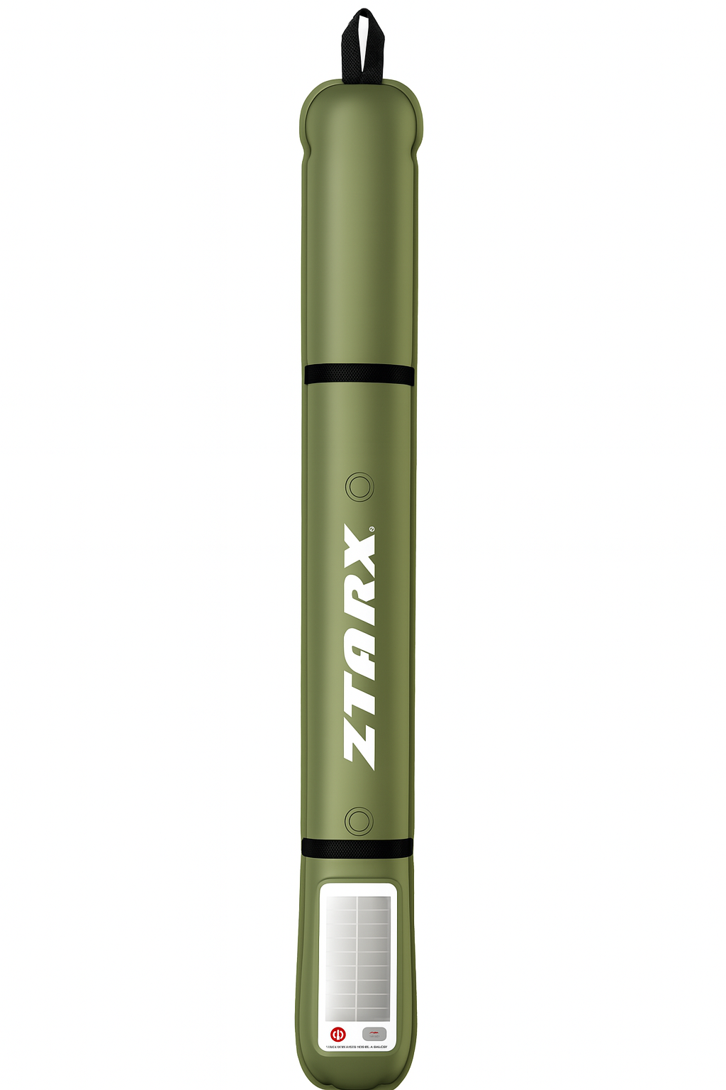 PuffyGlo Beam product render shown packed flat